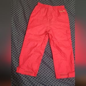 Rain pants adventure